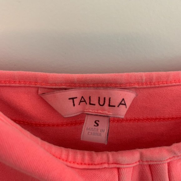 Aritzia Talula Bustier Style Tank Top - Bright Coral, Size Small - Picture 3 of 3